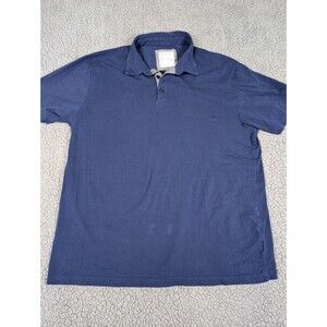Alexander Julian Colours Polo Shirt Vintage Short Sleeve Size XL Blue Collared